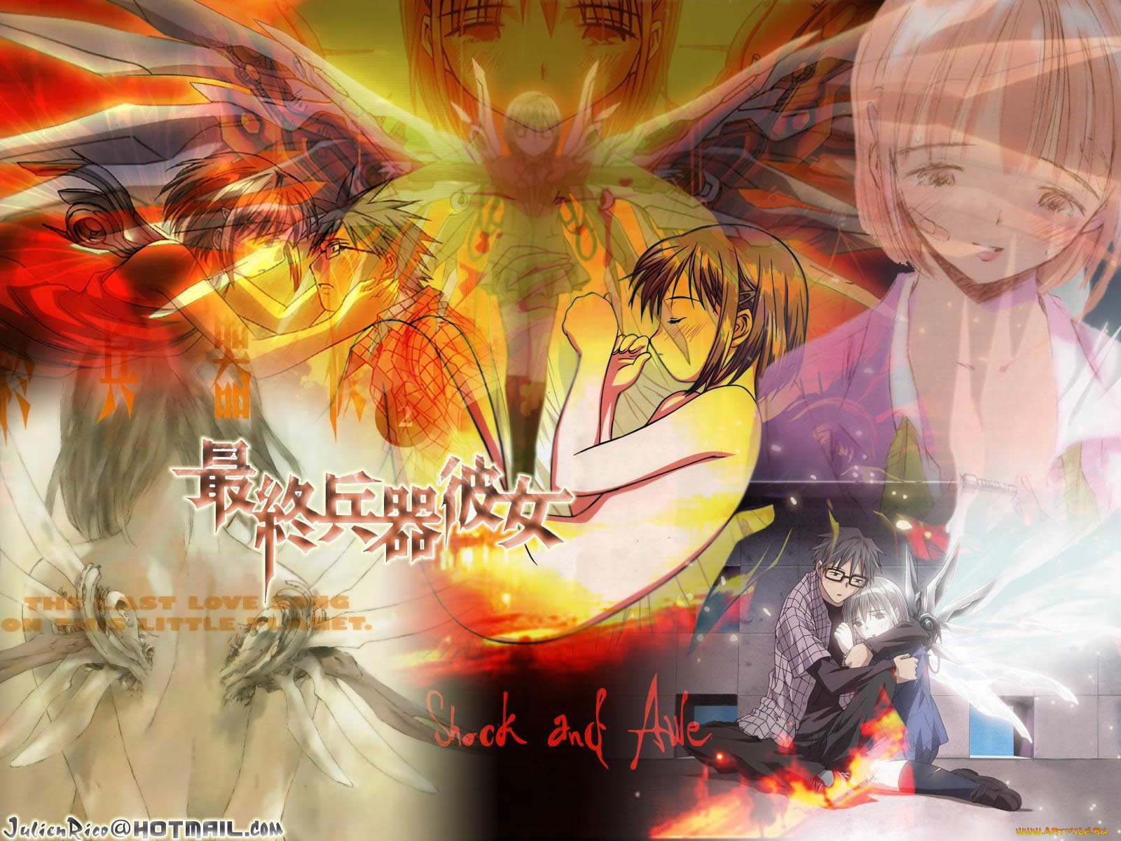 для, niko111, аниме, saikano