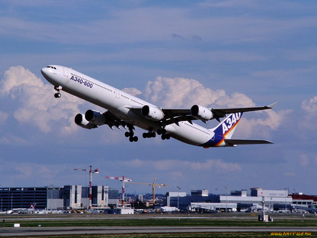 airbus, a340, авиация, пассажирские, самолёты