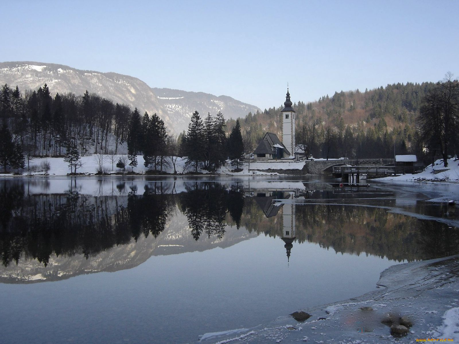 slovenia, bohinj, города, пейзажи