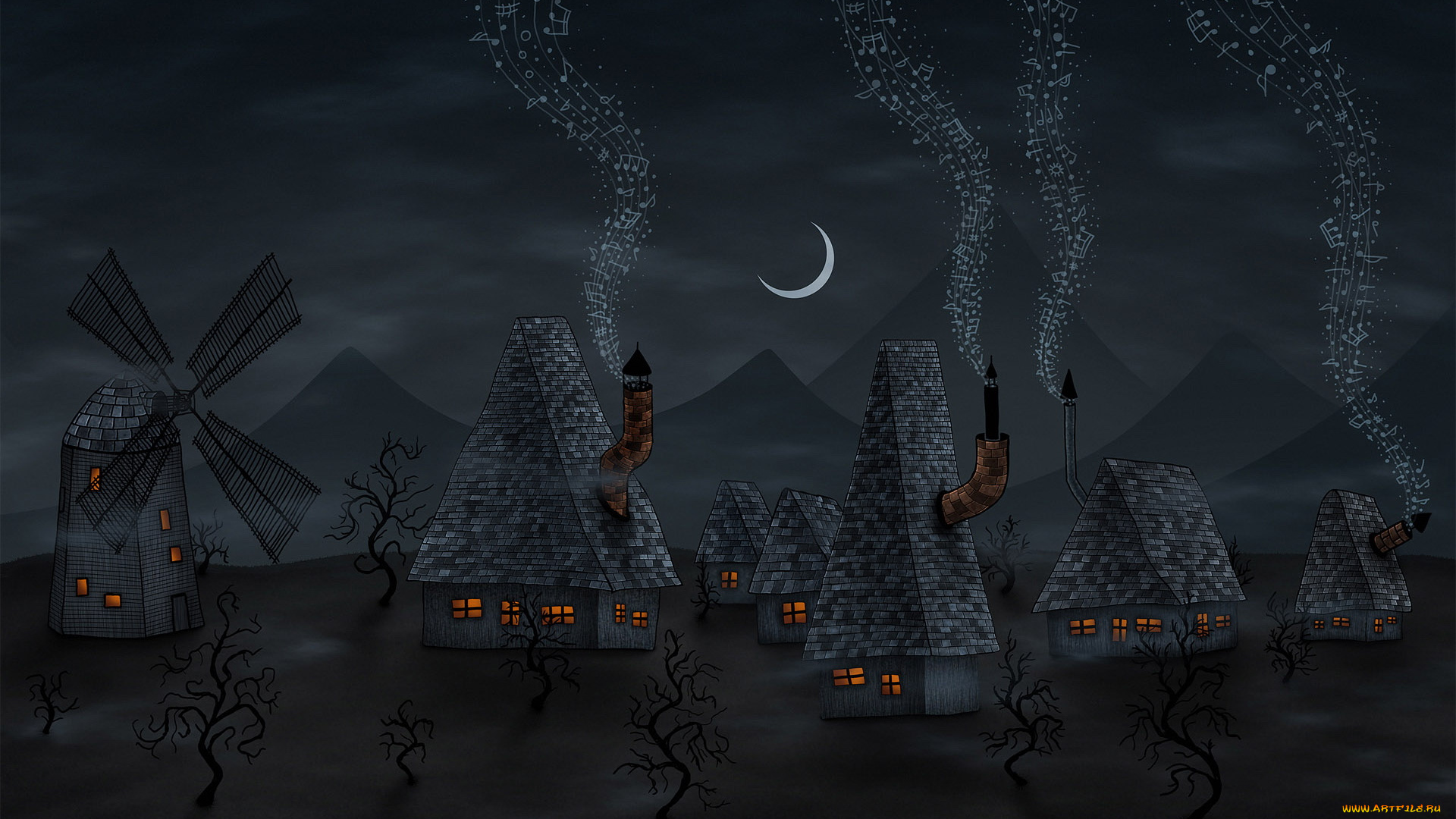 рисованные