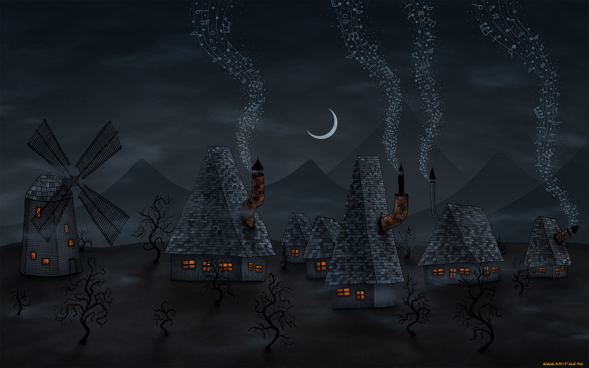 рисованные