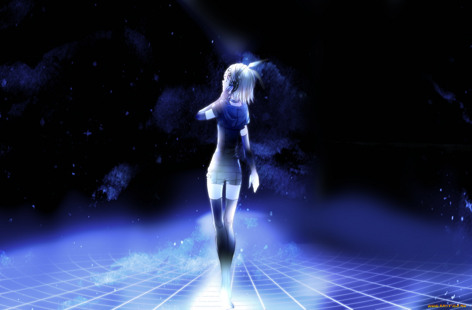 аниме, vocaloid, кагамине, рин, vocaliod