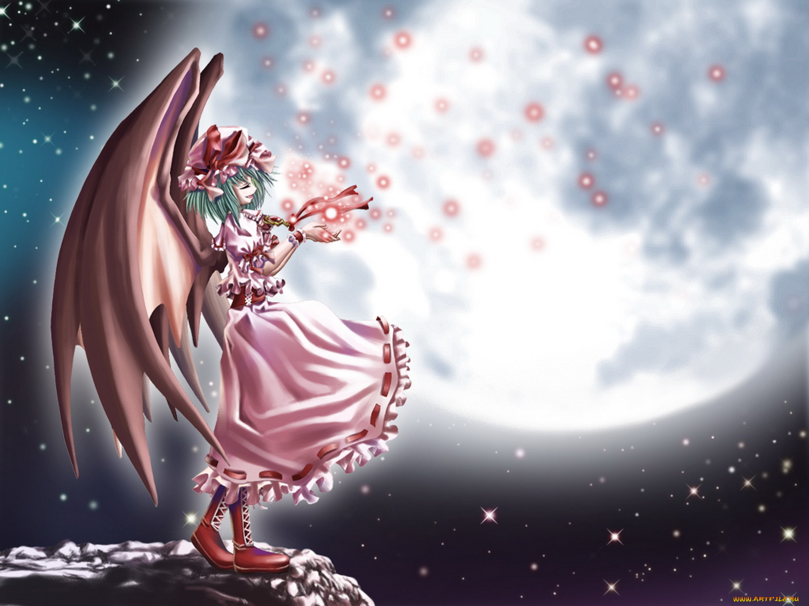 аниме, touhou, ремилия, скарлет