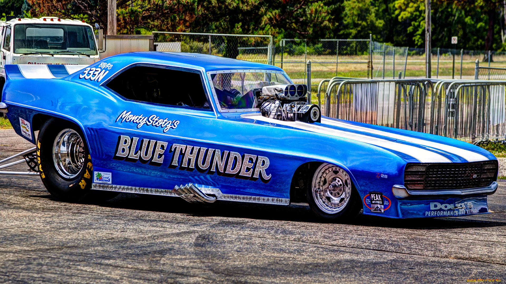 автомобили, hotrod, dragster, blown, ss, camaro, drag, blue