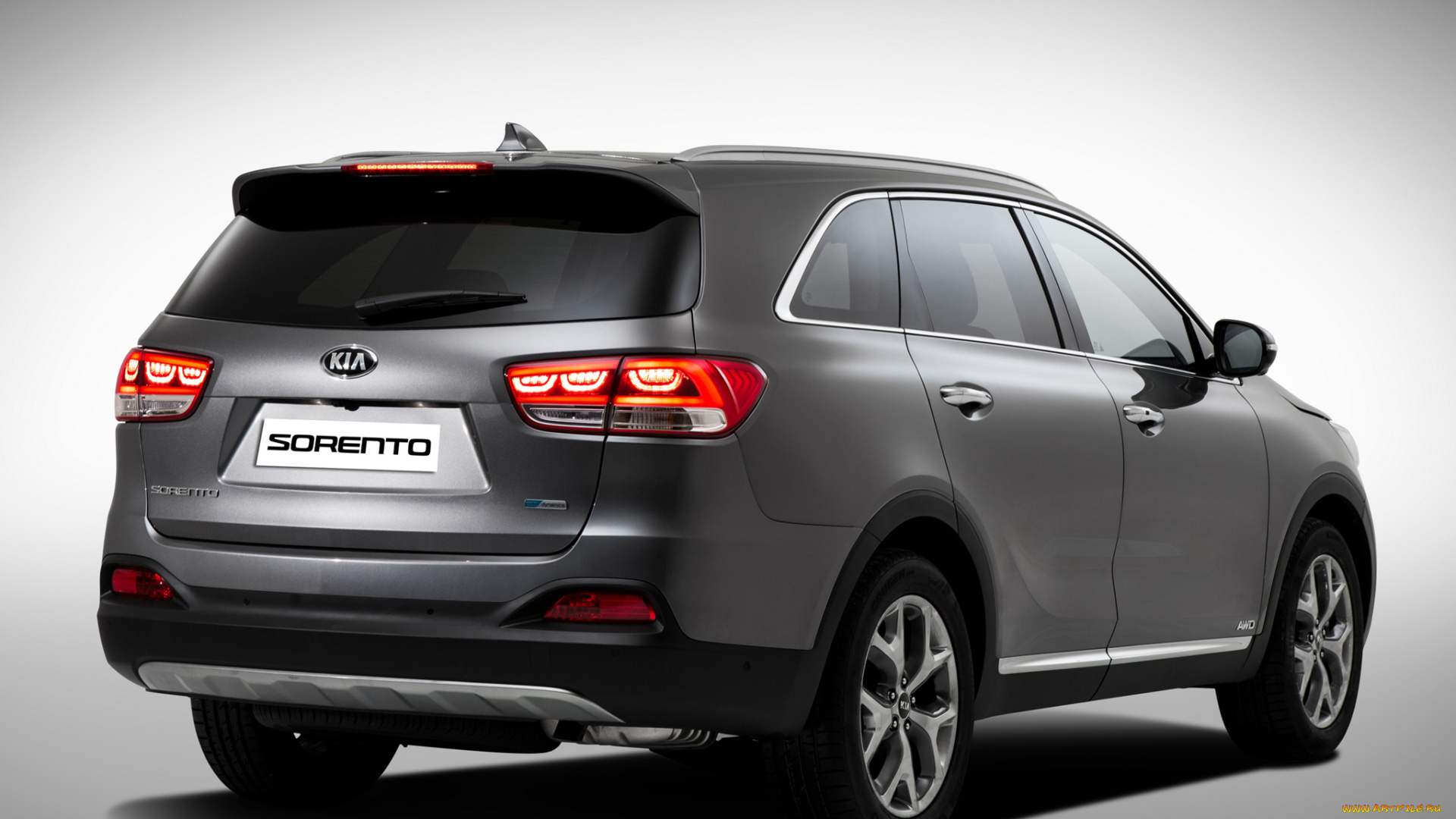 автомобили, kia, 2014г, sorento, темный