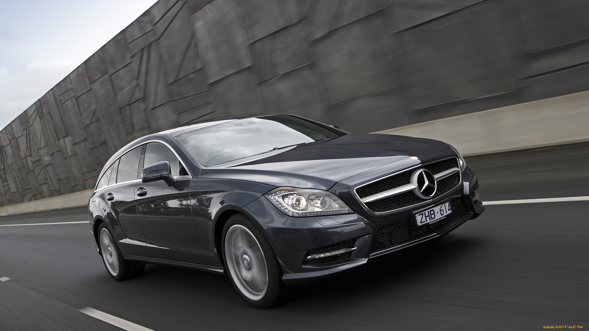 автомобили, mercedes-benz, cls, shooting, brake, 250, cdi, amg, темный, x218, au-spec, sports, package