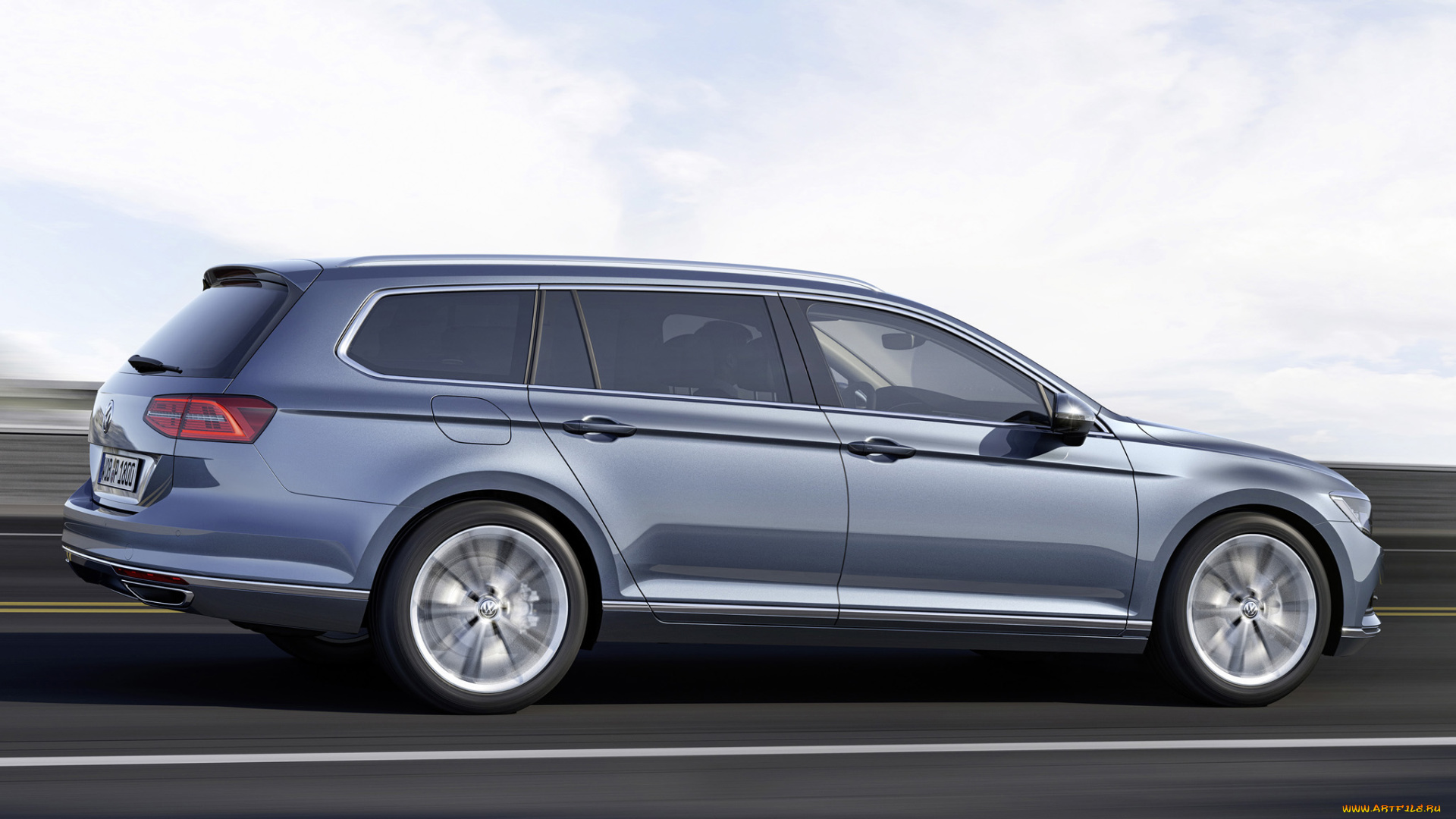 автомобили, volkswagen, 2014г, голубой, b8, variant, passat