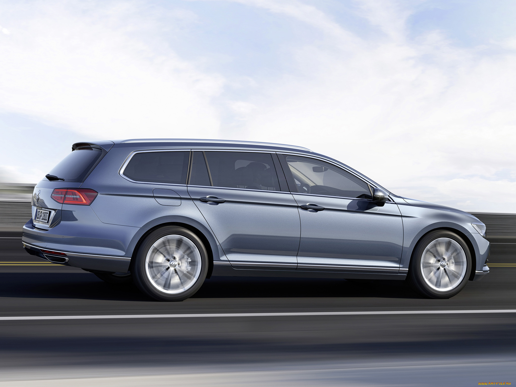 автомобили, volkswagen, 2014г, голубой, b8, variant, passat