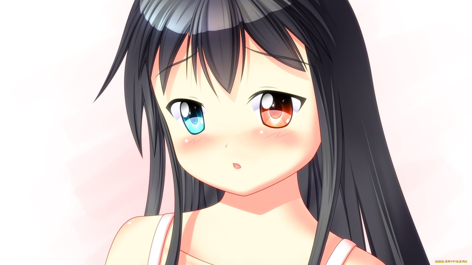 аниме, unknown, , другое, девушка, взгляд, фон