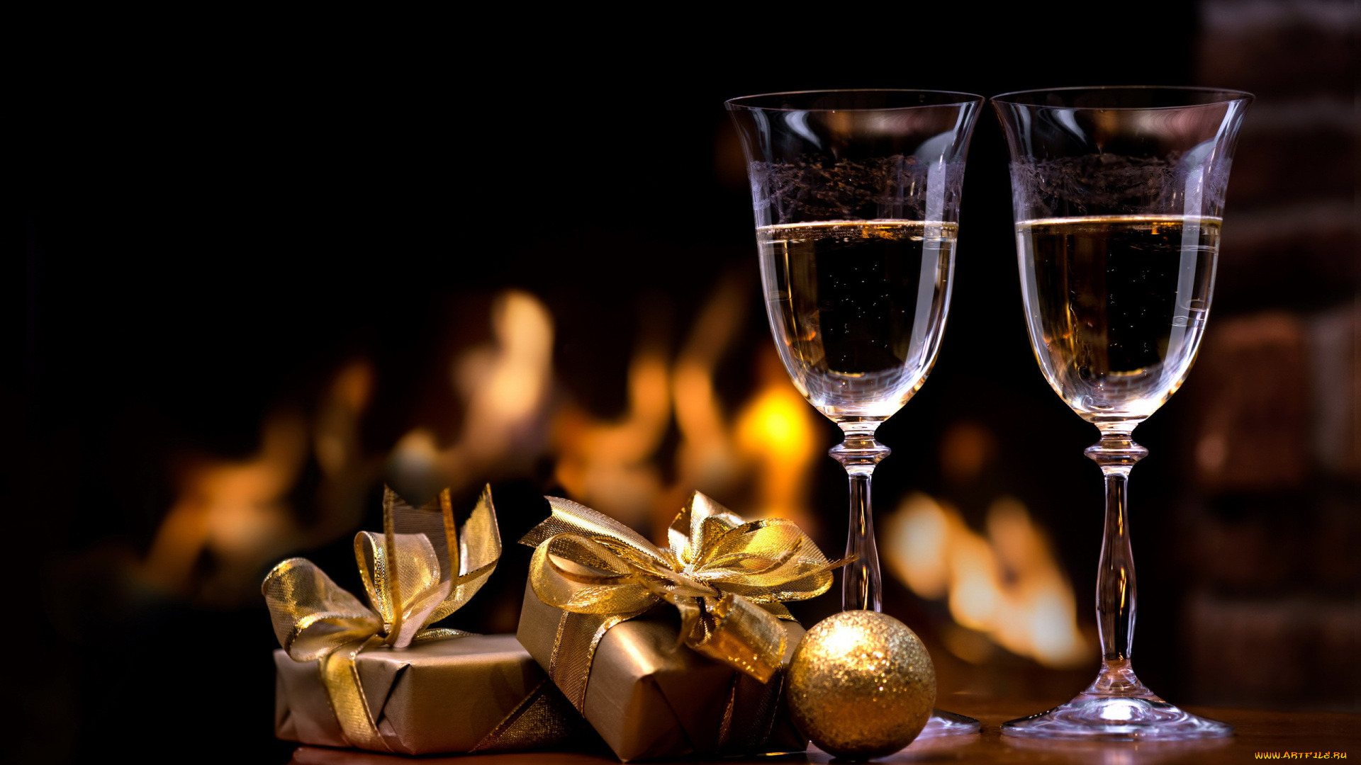 праздничные, -, разное, , новый, год, подарки, шарики, банты, бокалы