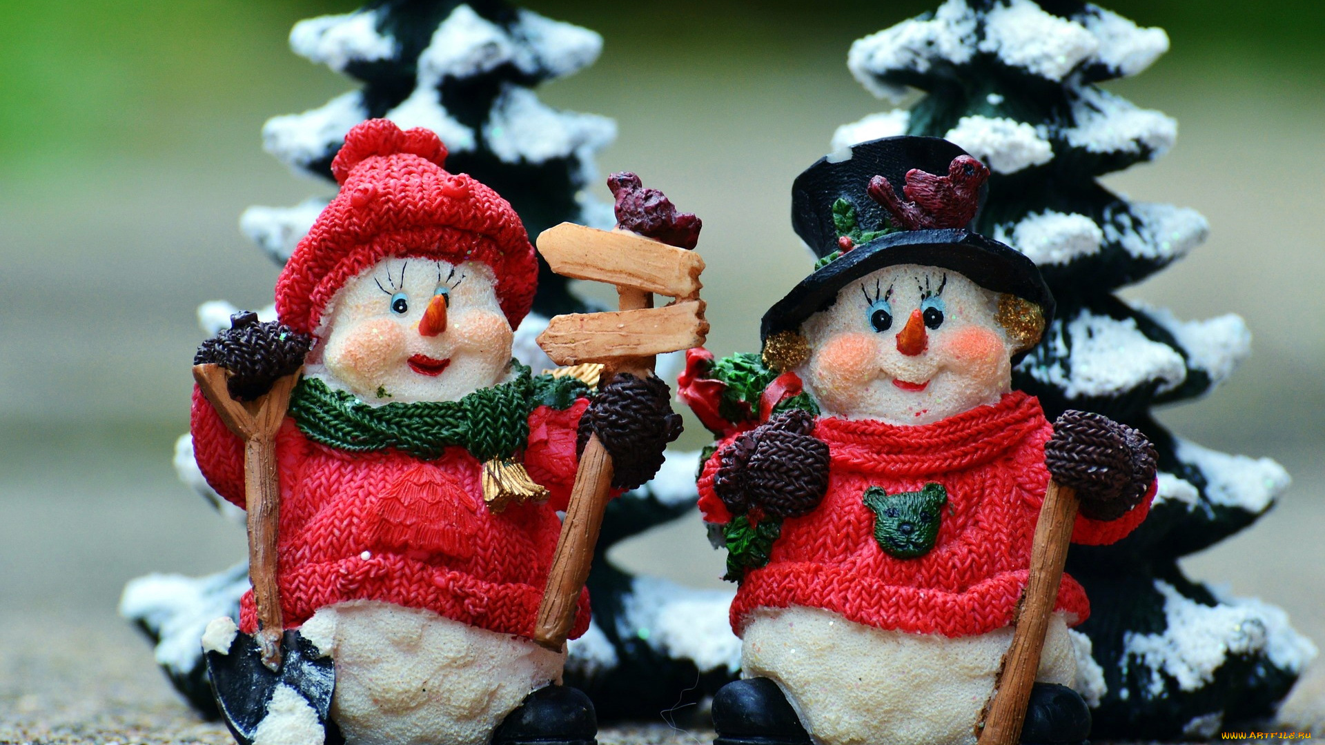 праздничные, снеговики, смешные, человечки