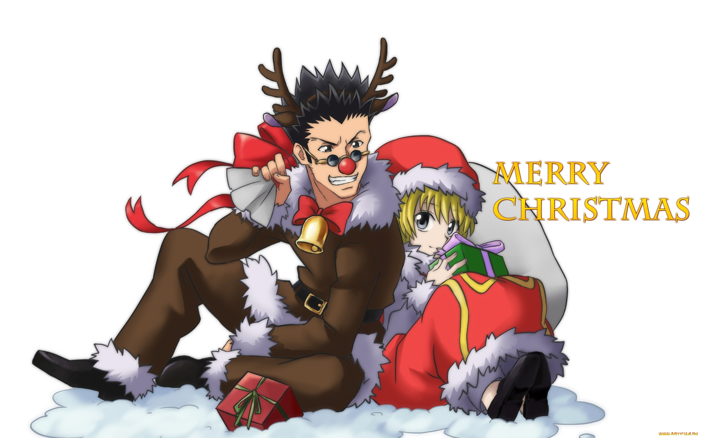 аниме, hunter, x, hunter, леорио, курапика