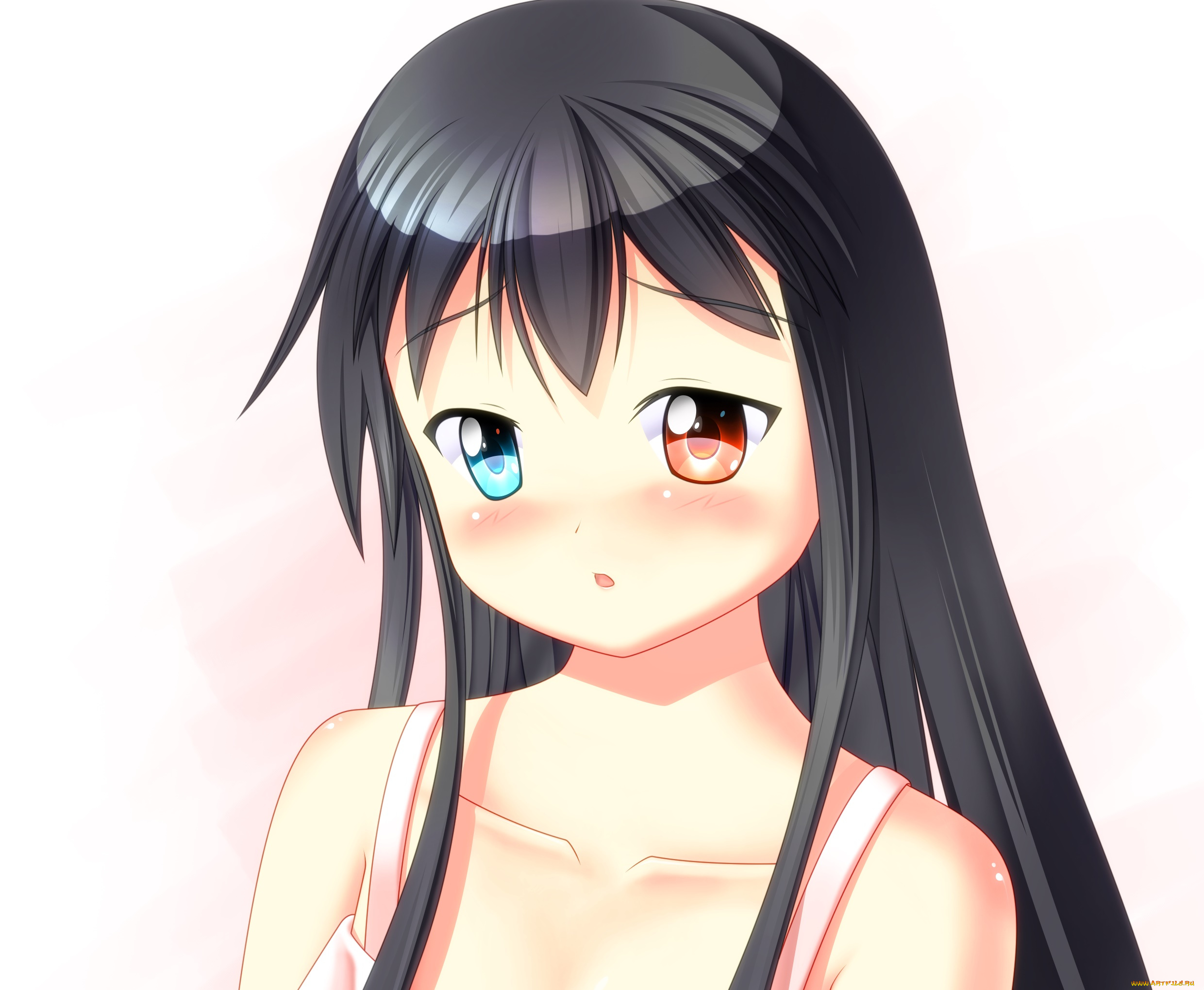 аниме, unknown, , другое, девушка, взгляд, фон