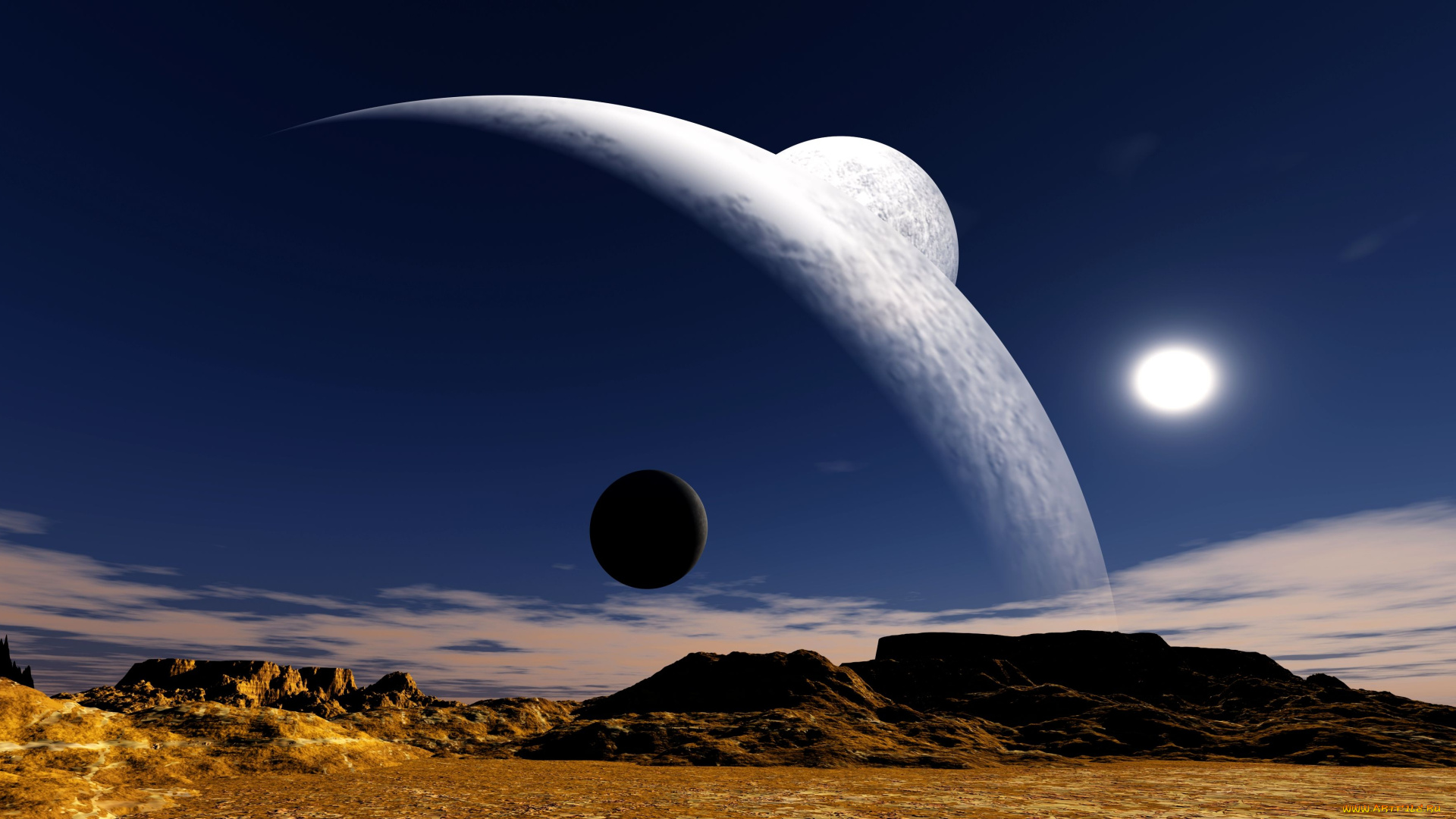 3д, графика, атмосфера, настроение, , atmosphere, , , mood, , поверхность, планета, горы