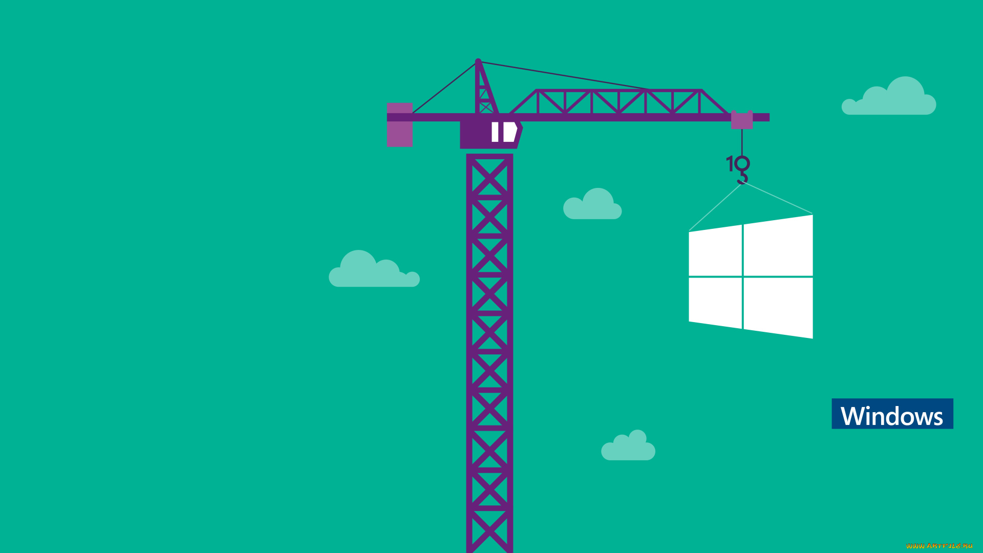 компьютеры, windows, , 10, кран