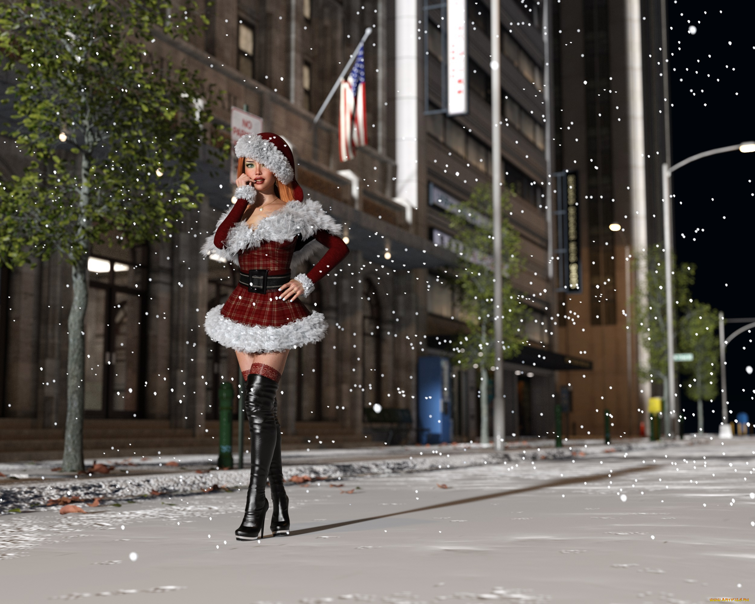 3д, графика, люди, , people, девушка, взгляд, фон