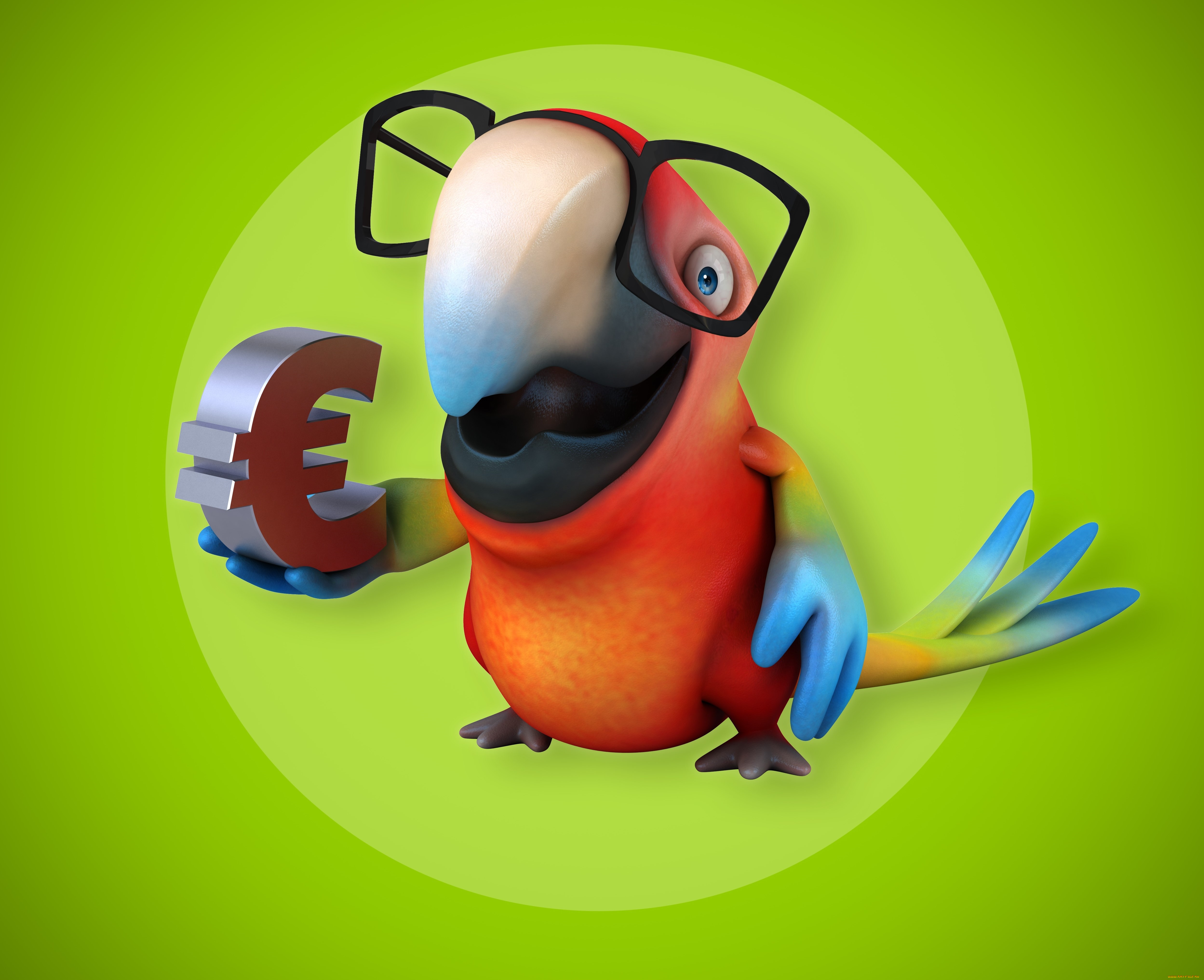 3д, графика, юмор, , humor, попугай