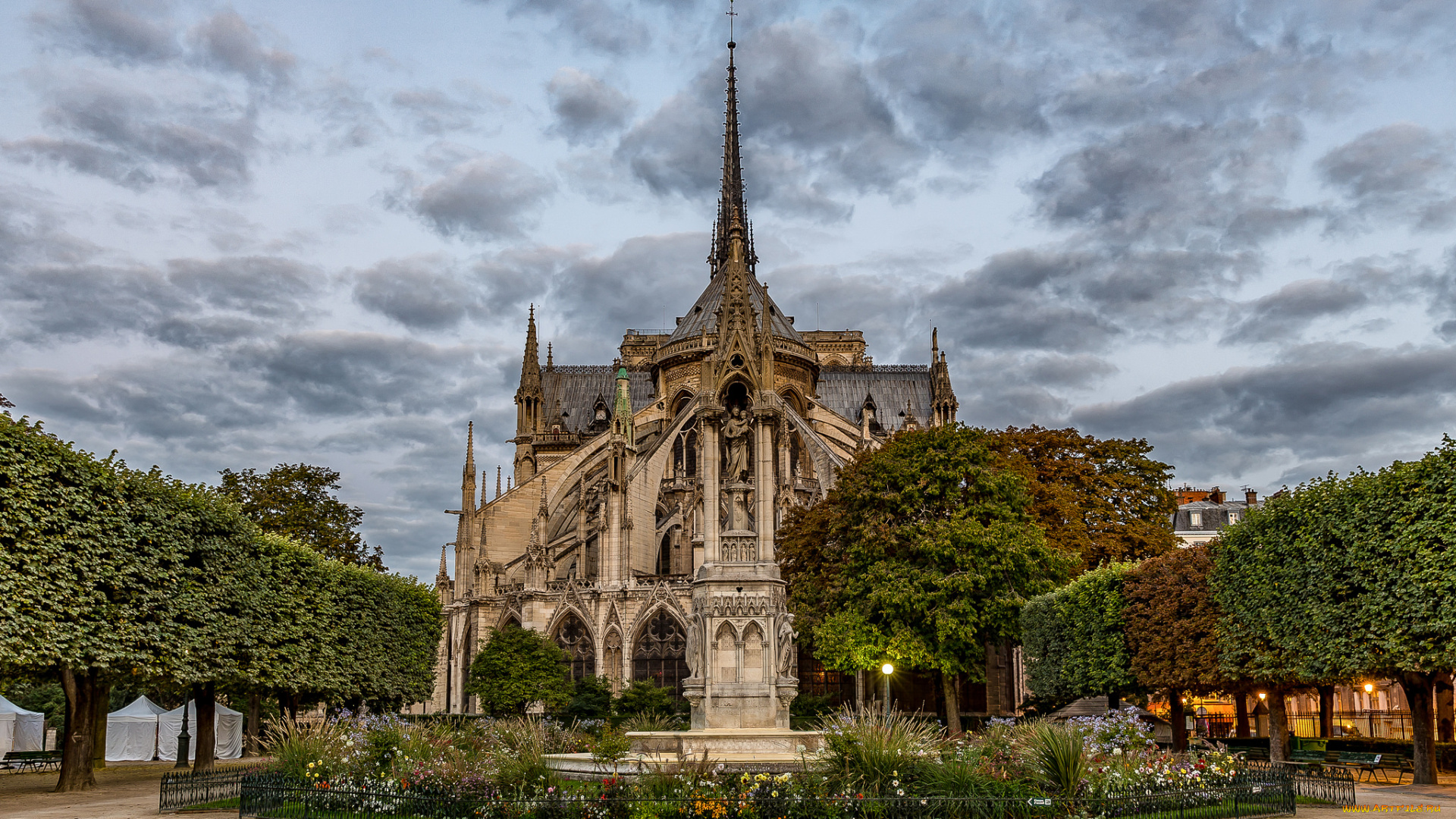 nice, города, париж, , франция, собор, река