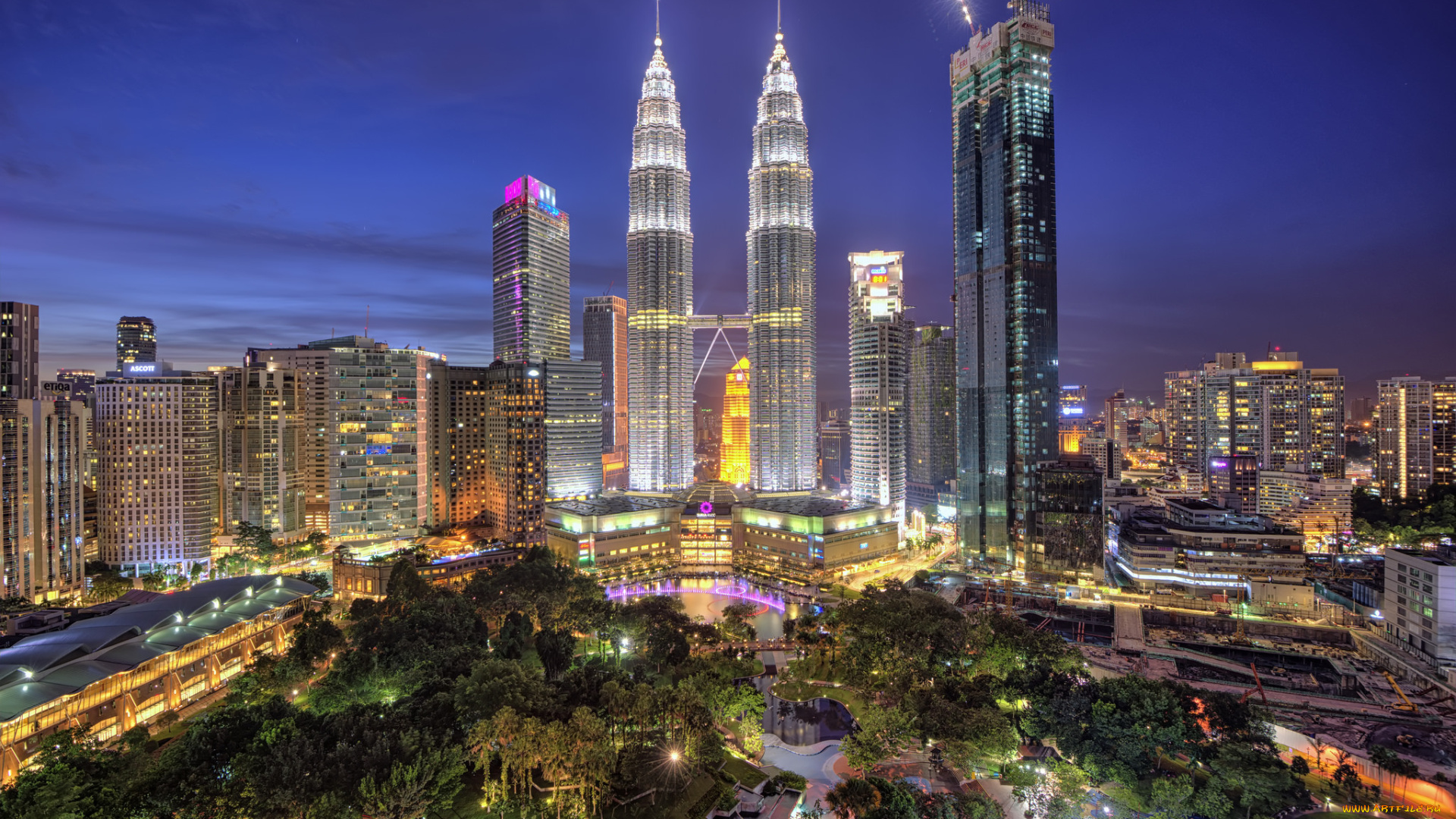 города, куала-лумпур, , малайзия, простор