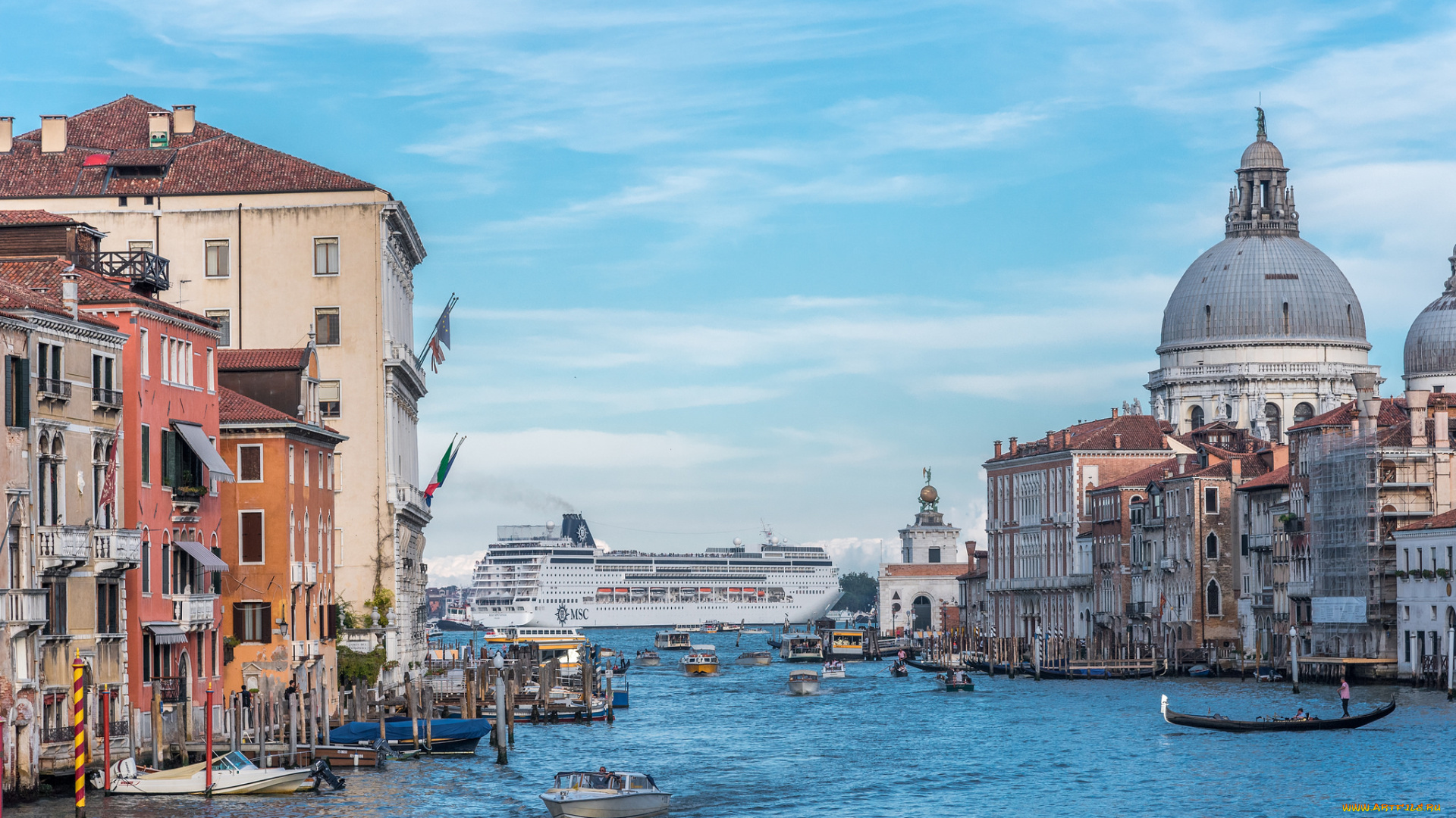 города, венеция, , италия, простор