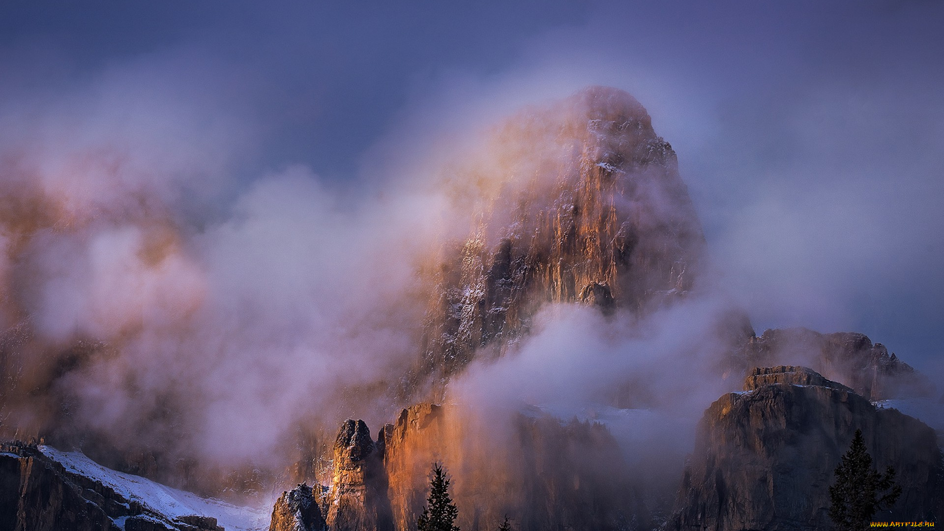 природа, горы, простор