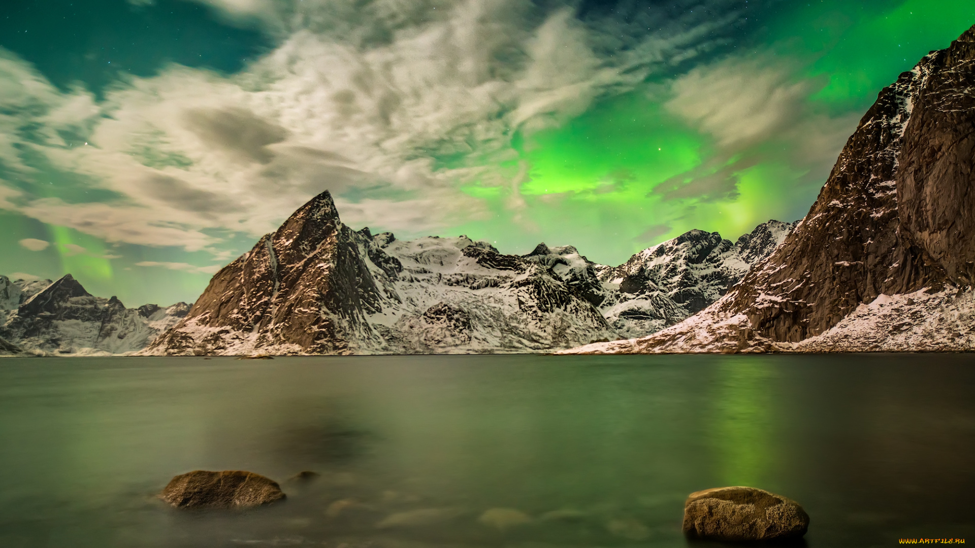 природа, побережье, простор