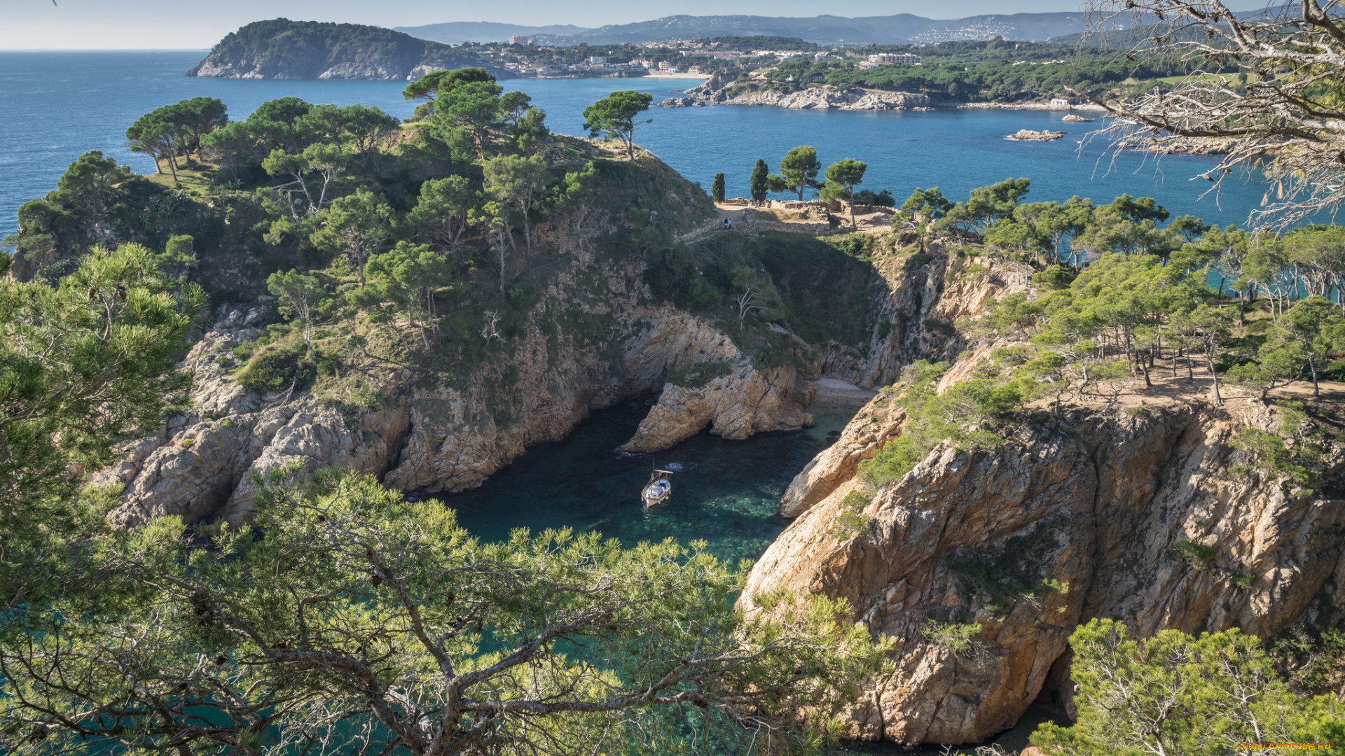 природа, побережье, простор