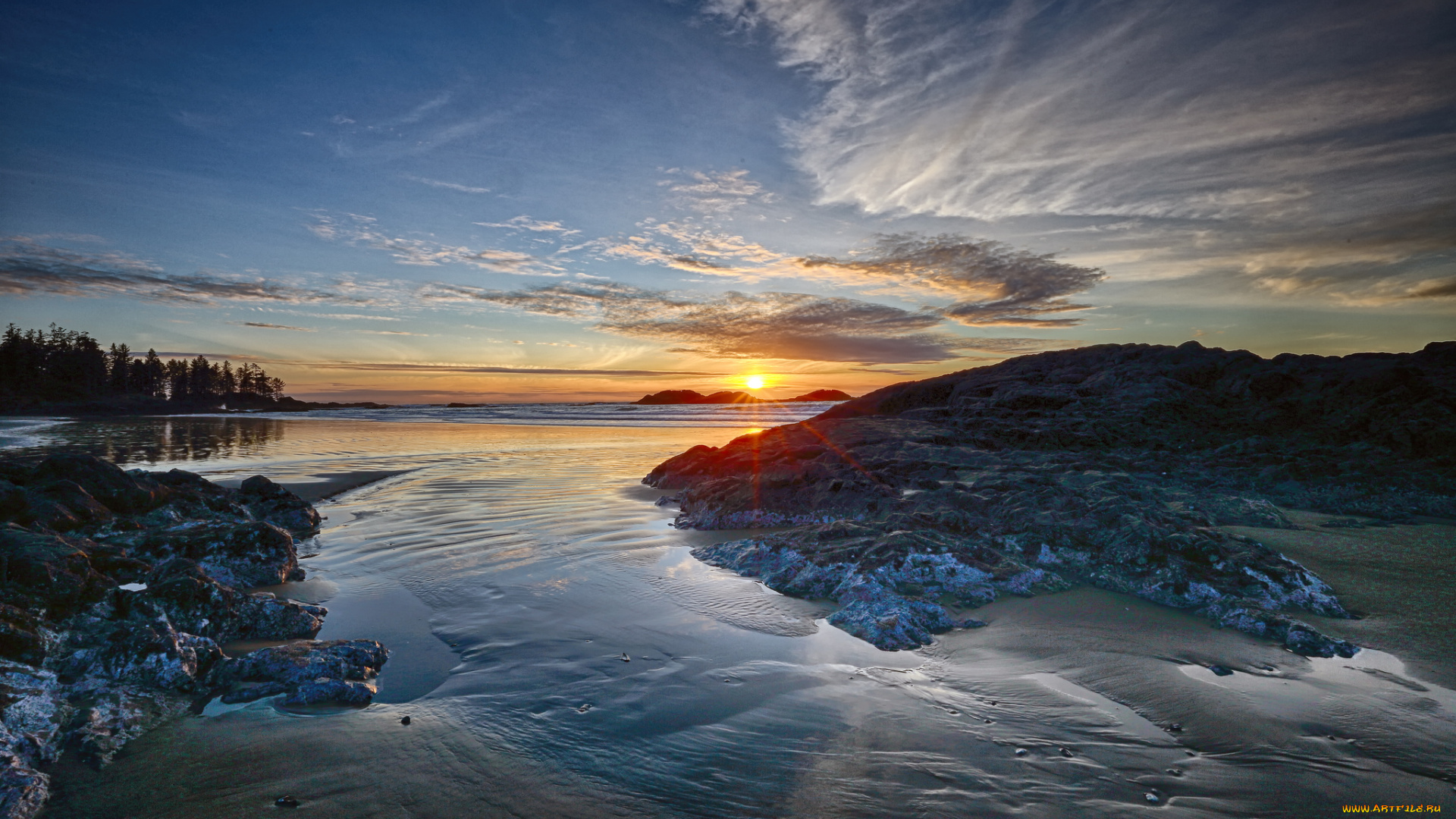 природа, восходы, закаты, простор