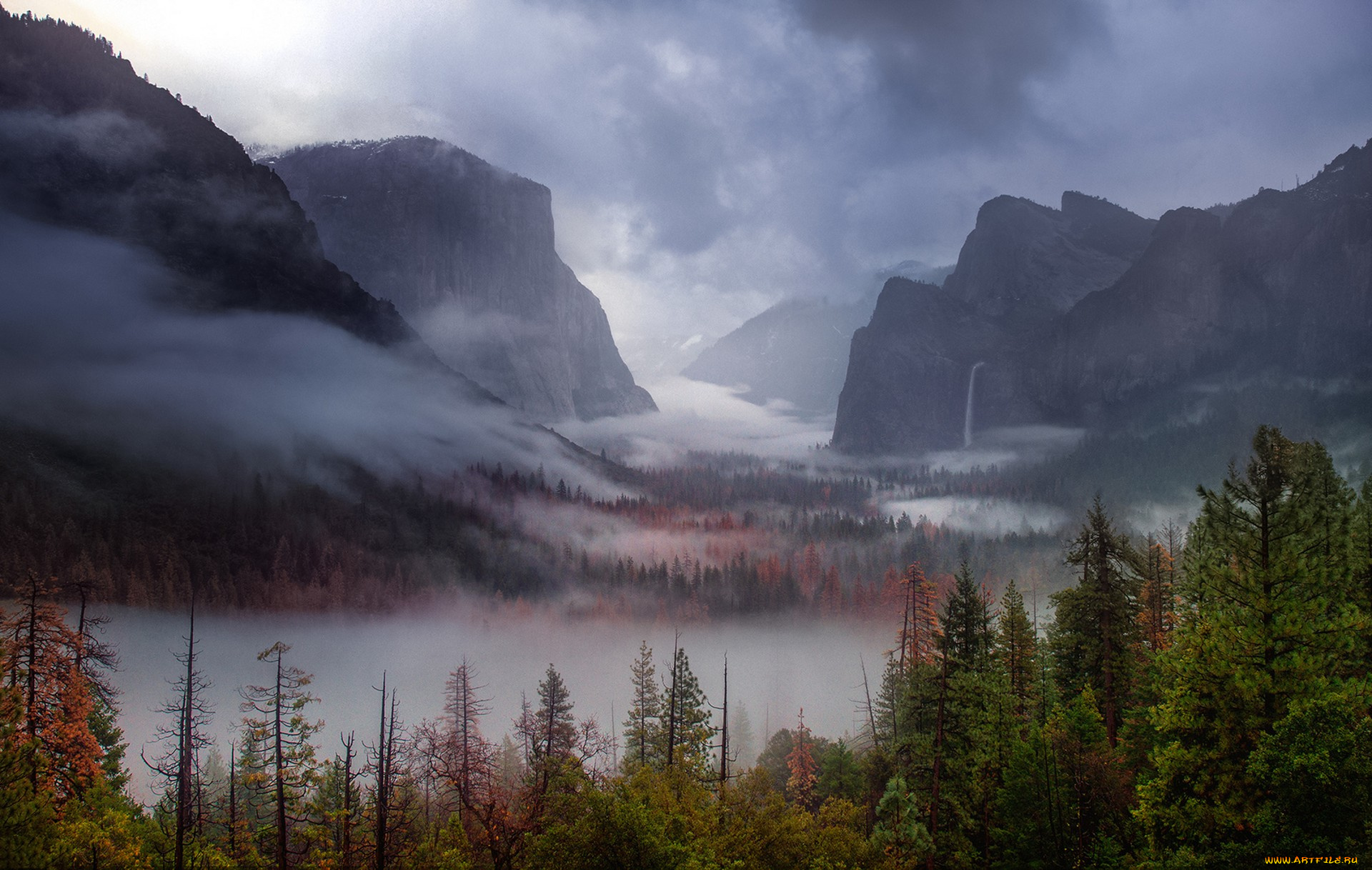 природа, горы, простор