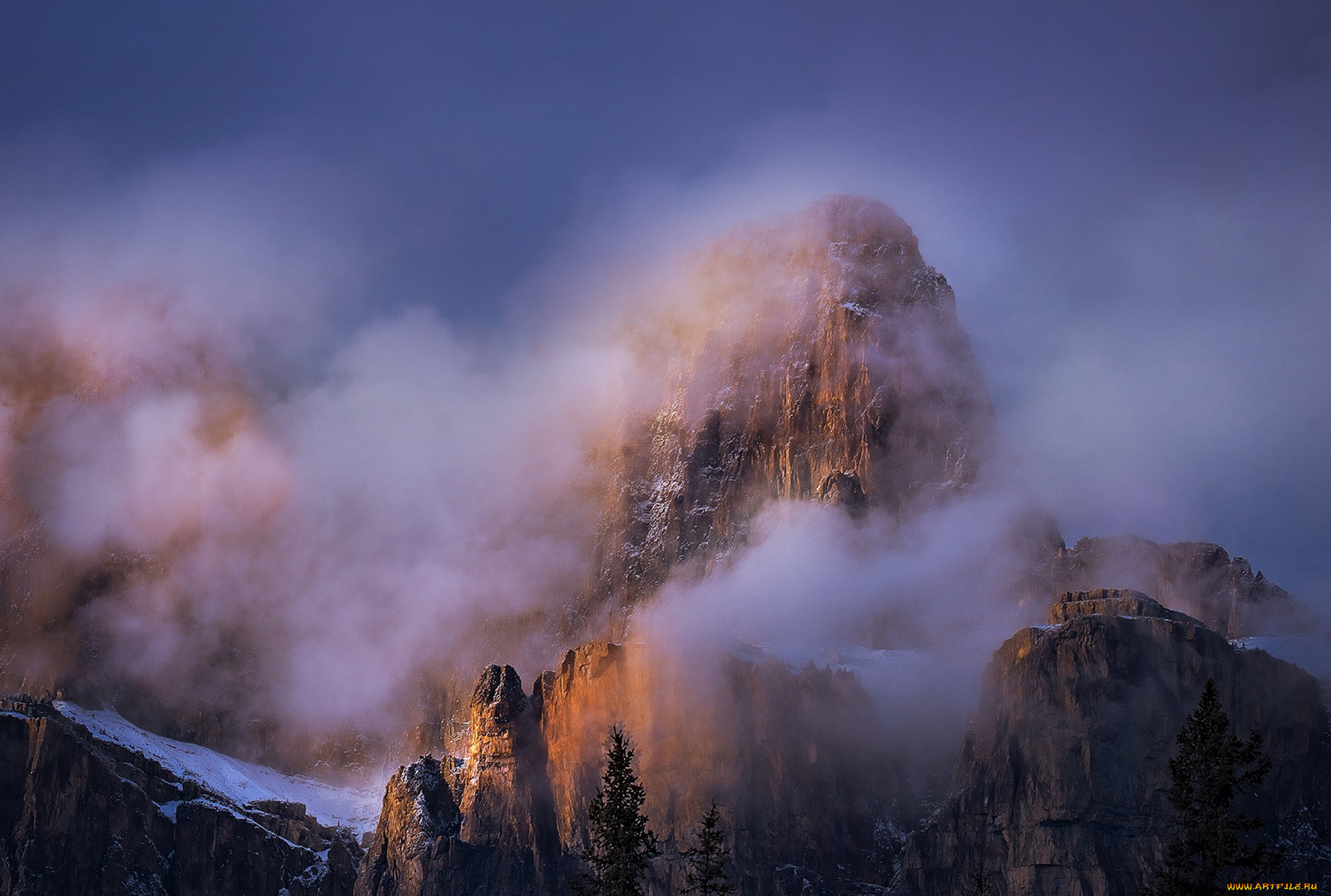 природа, горы, простор