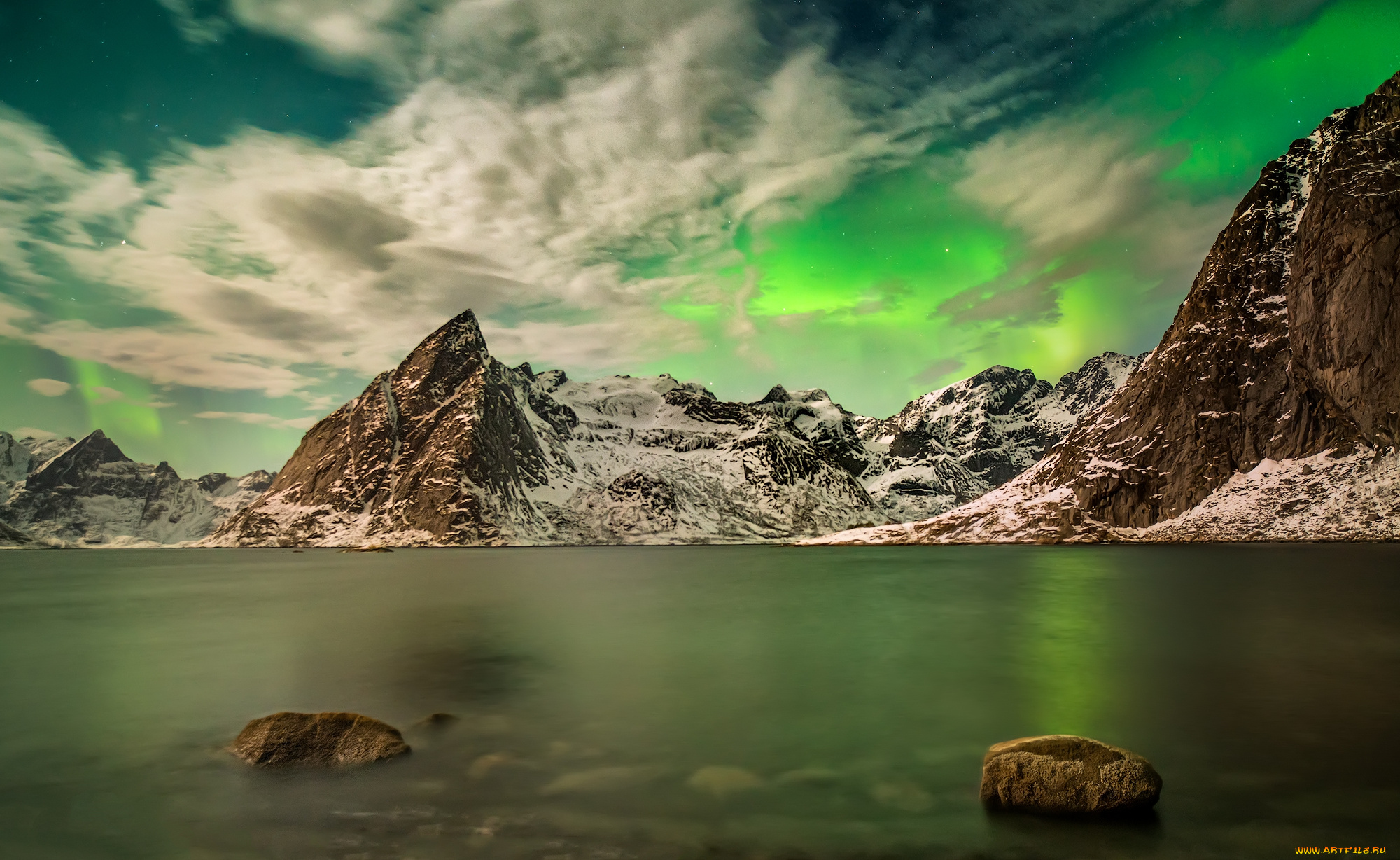 природа, побережье, простор