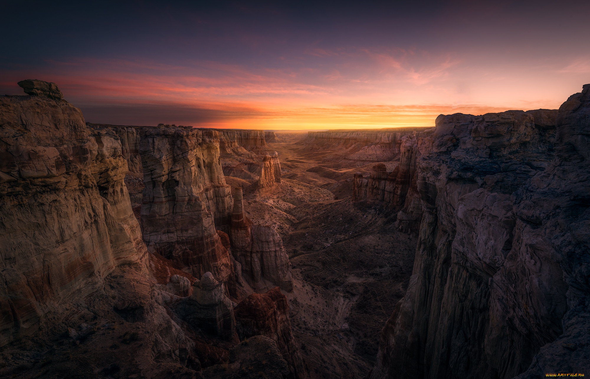 природа, восходы, закаты, простор