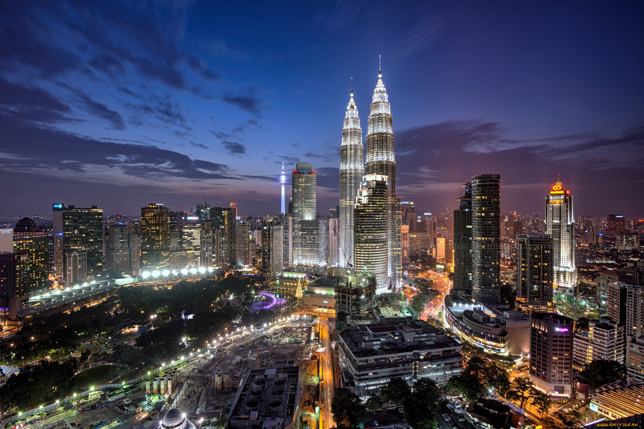 города, куала-лумпур, , малайзия, простор
