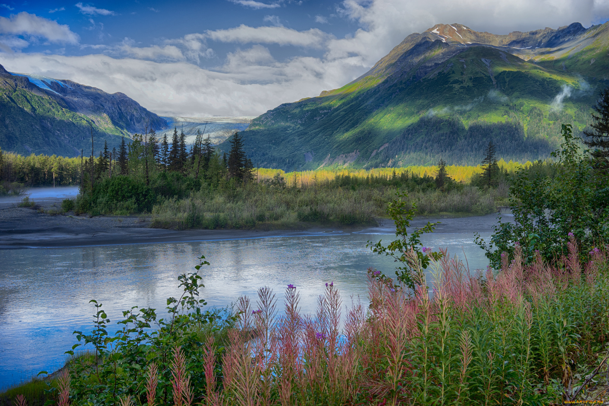 природа, реки, озера, простор