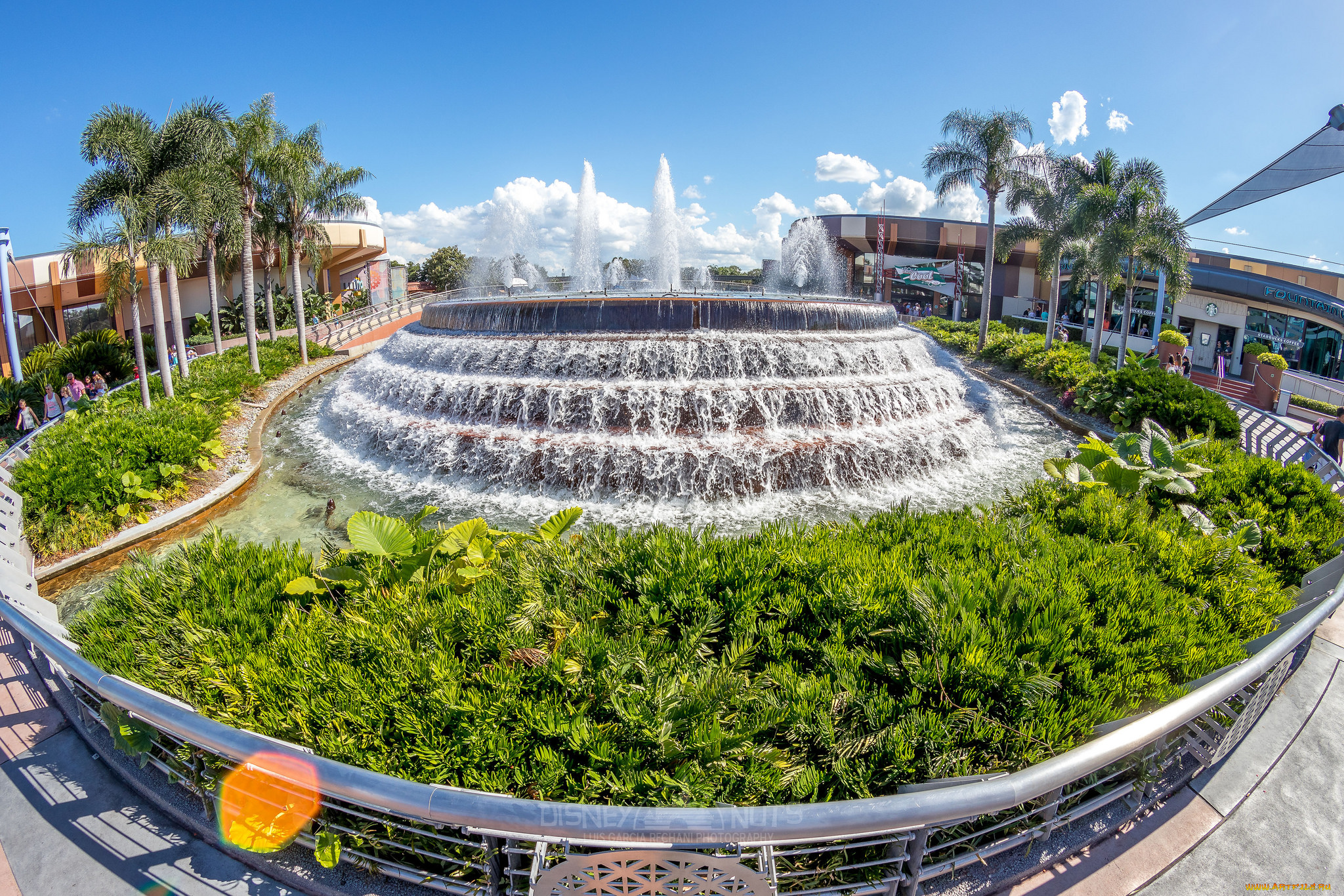 города, -, фонтаны, простор