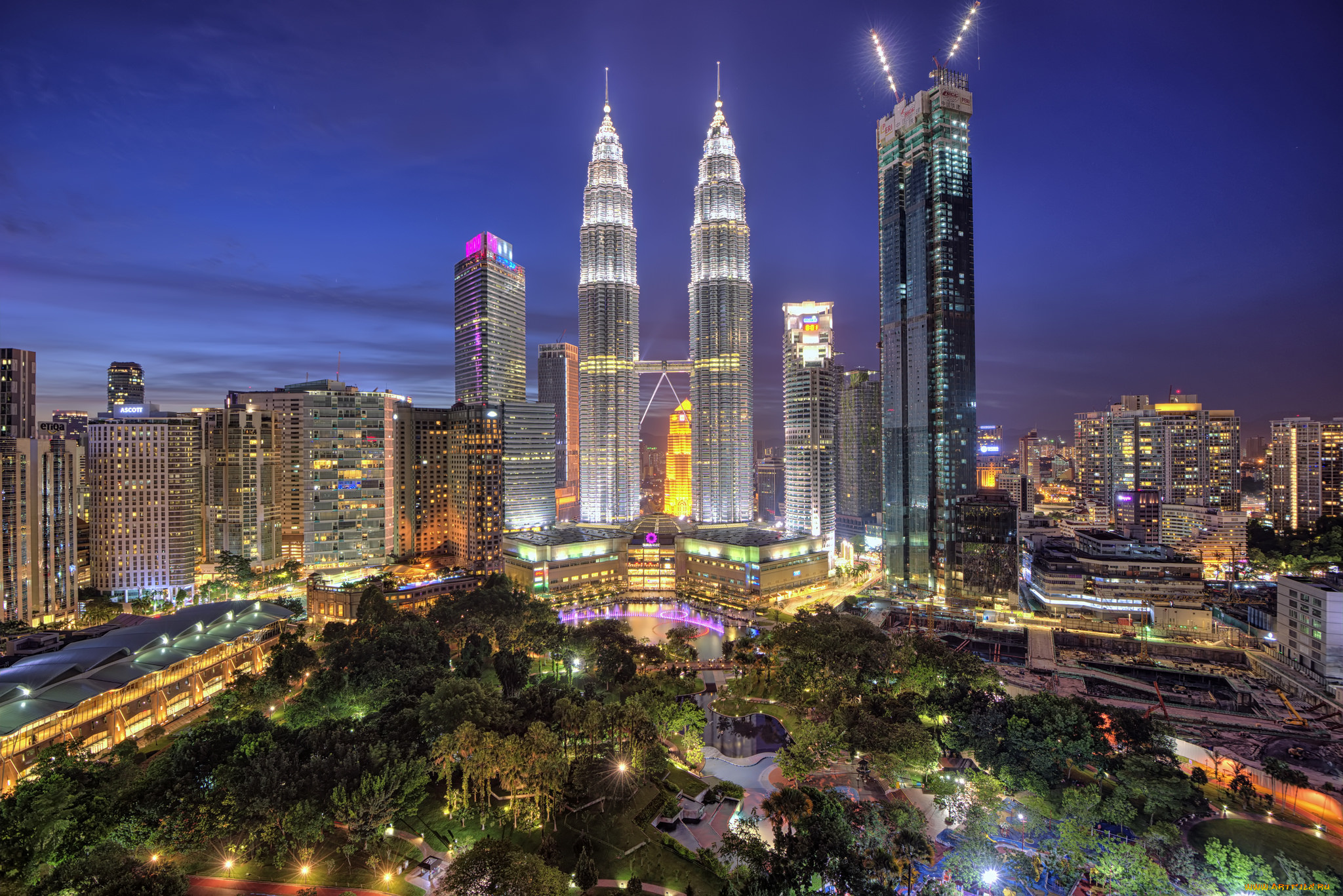 города, куала-лумпур, , малайзия, простор
