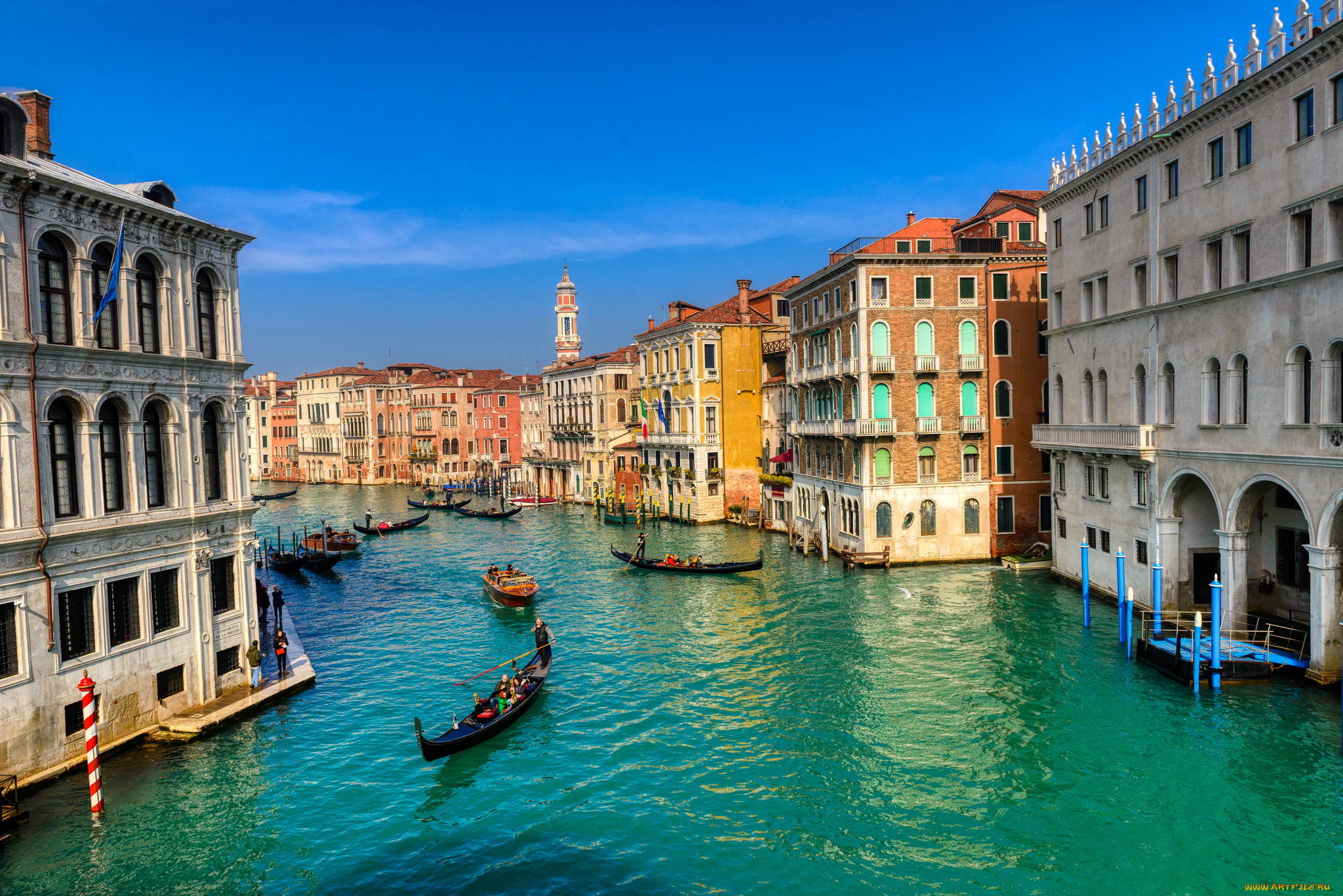 города, венеция, , италия, простор