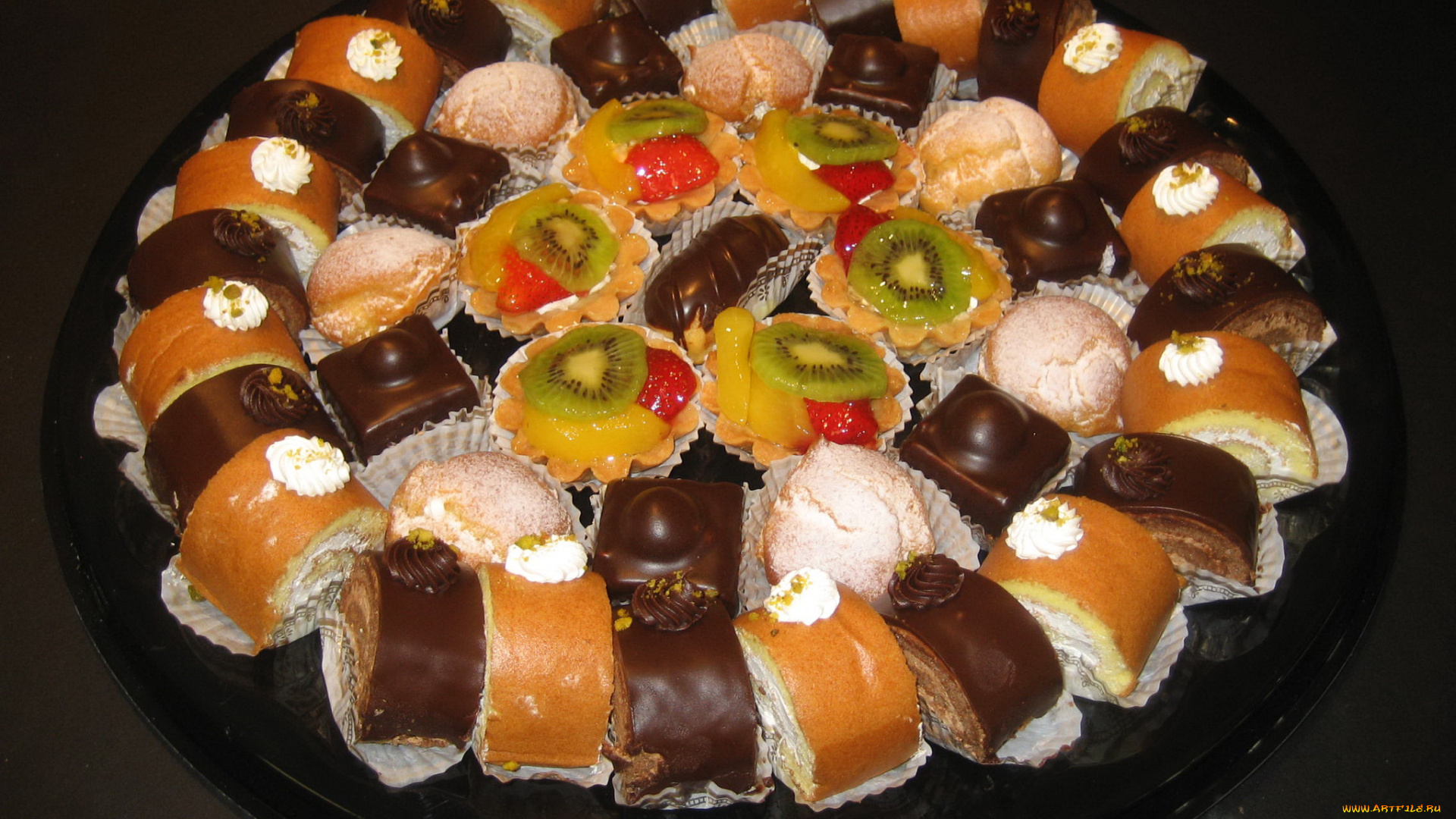 еда, пирожные, , кексы, , печенье, мини, ассорти, много