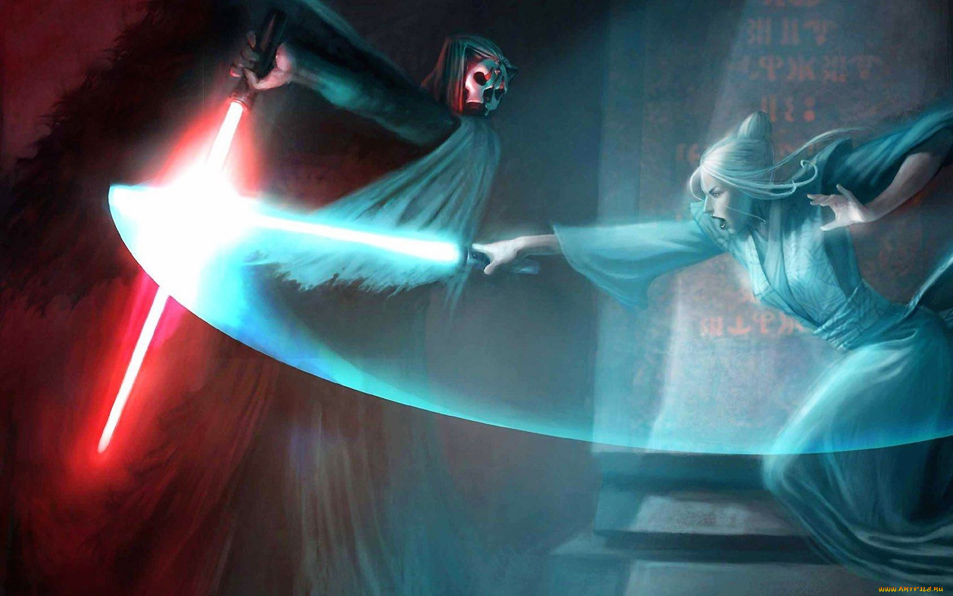 видео, игры, star, wars, , knights, of, the, old, republic, 2, ситх, девушка, мечи, бой