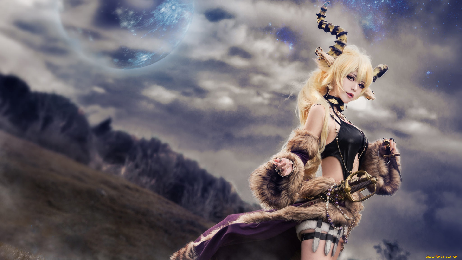 фэнтези, фотоарт, девушка