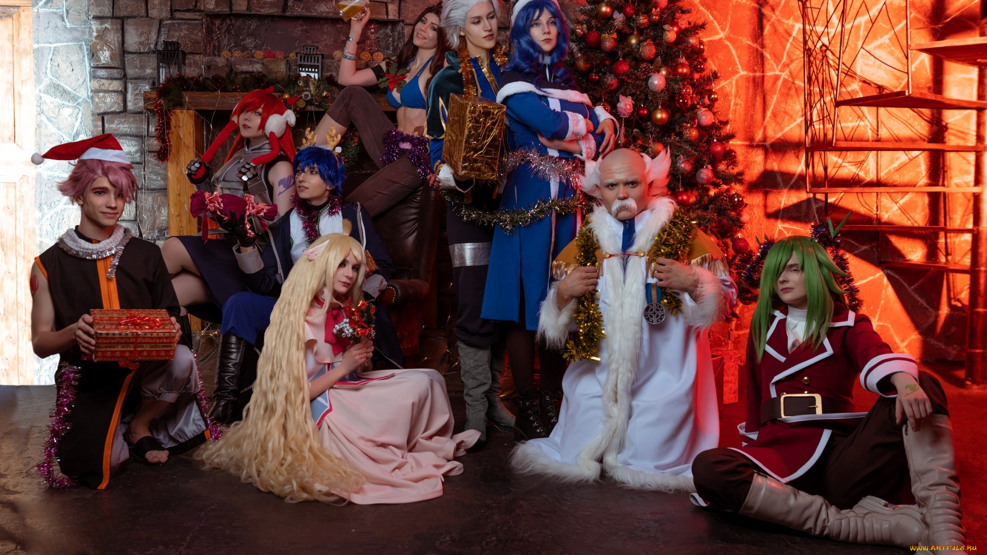 mari, aisu, разное, люди, образы, косплей, наряды, костюмы, ёлка, подарки, новый, год