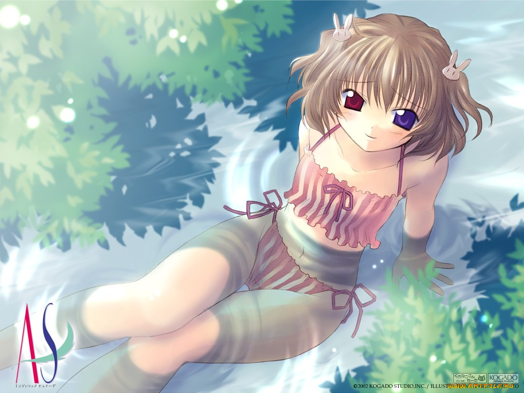 аниме, tenbatsu, angel, rabbie