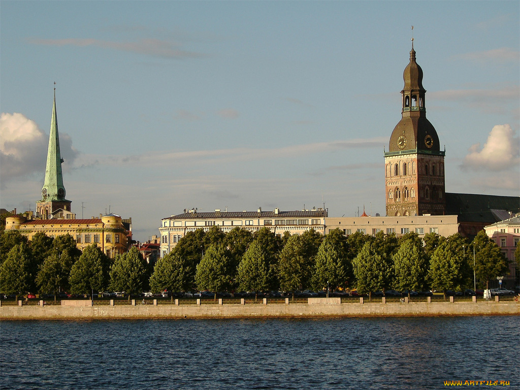 города, рига, латвия