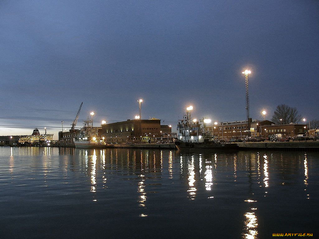 корабли, порты, причалы