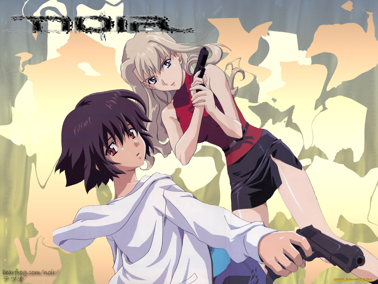 аниме, noir