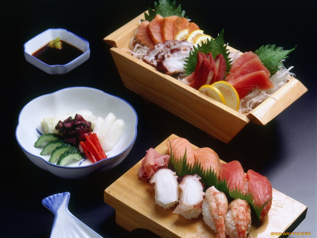еда, рыба, морепродукты, суши, роллы
