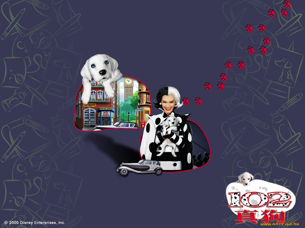 мультфильмы, 102, dalmatians