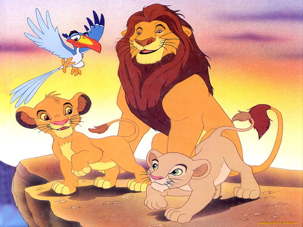 мультфильмы, the, lion, king