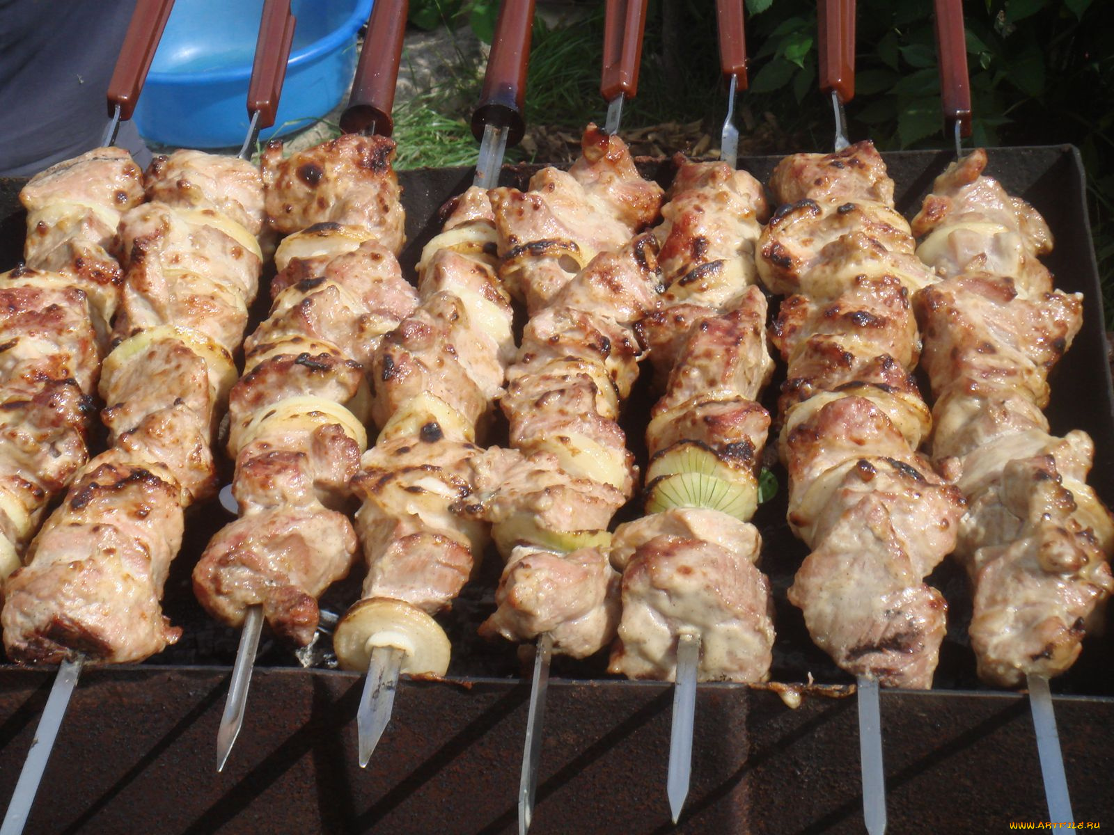 еда, шашлык, барбекю