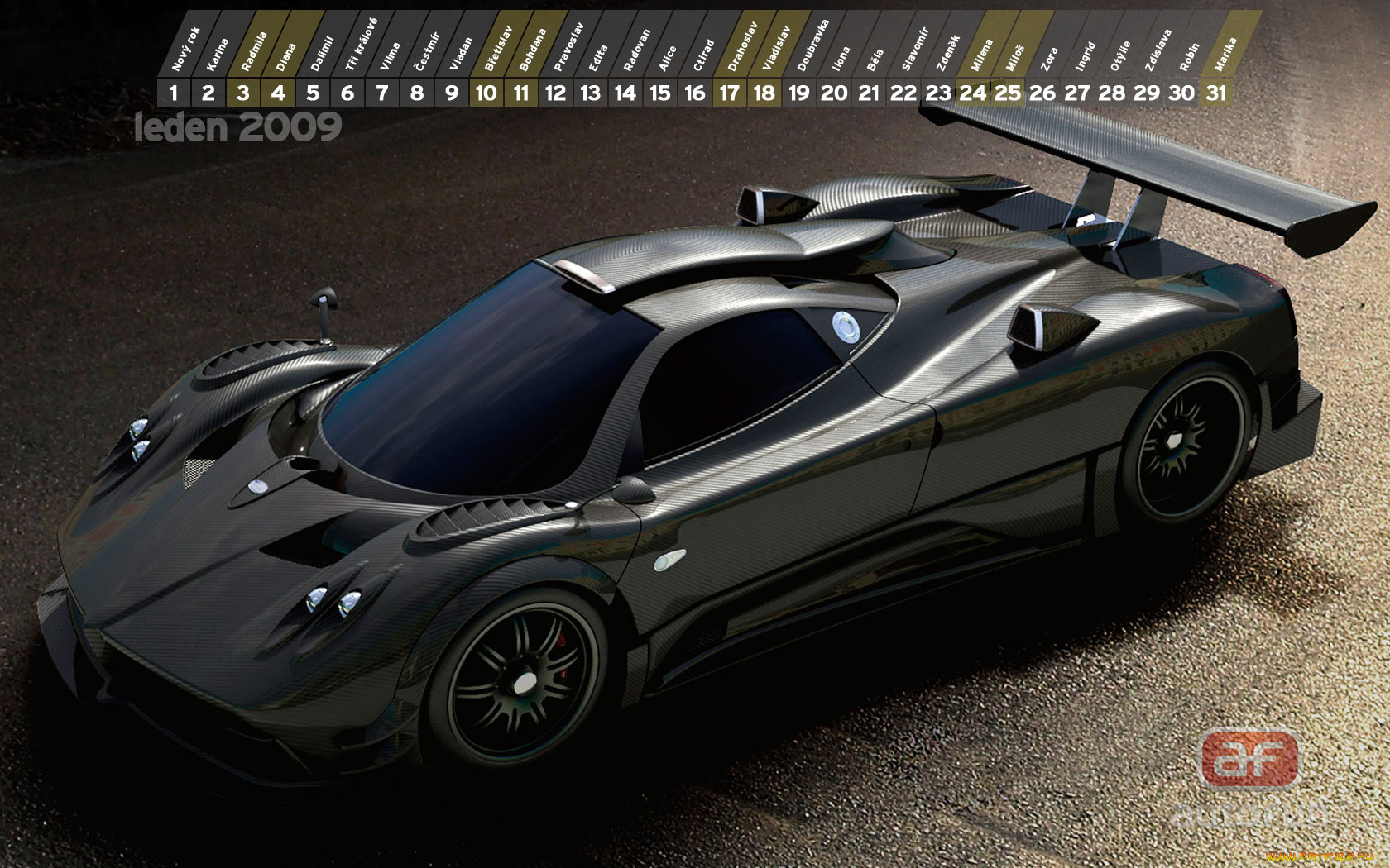 календари, автомобили